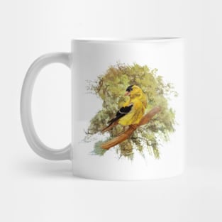 Green Shades Goldfinch Mug